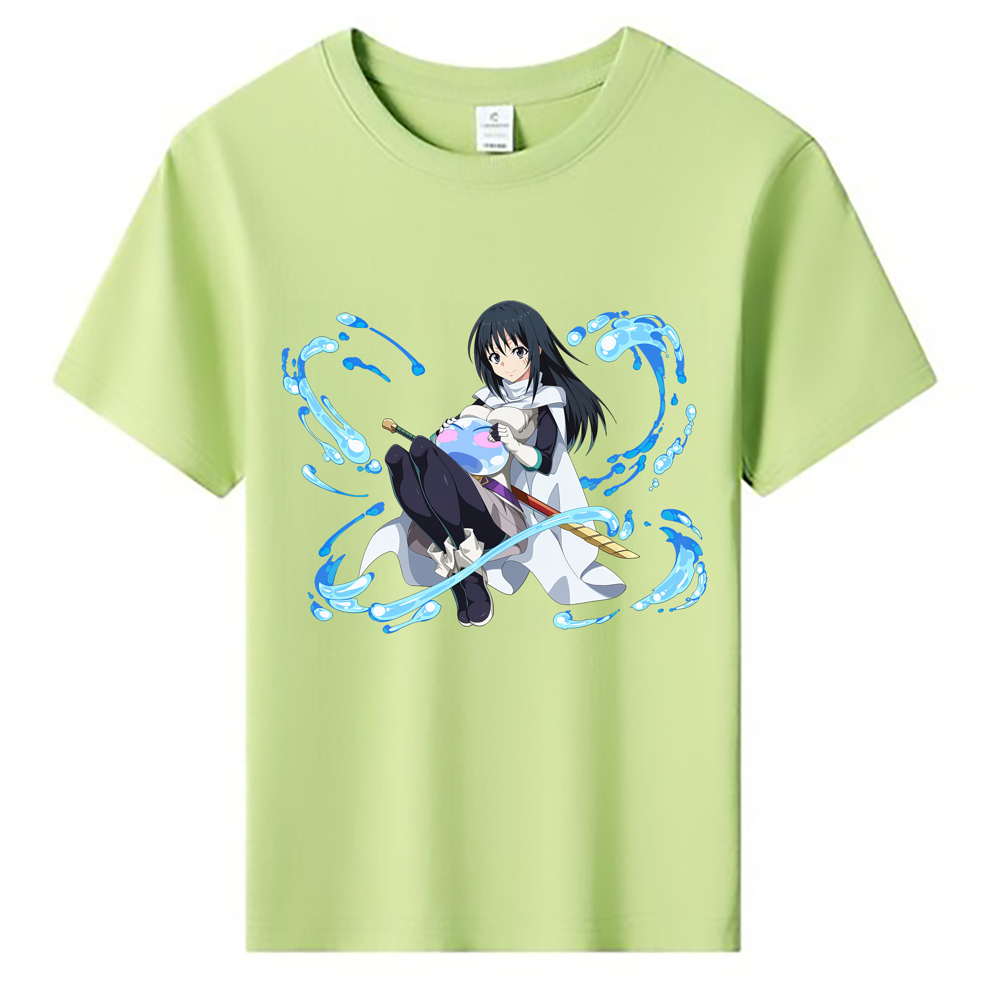 （画像用） 転スラ Regarding Reincarnated to Slime 綿100％キッズTシャツ（フロントプリント）